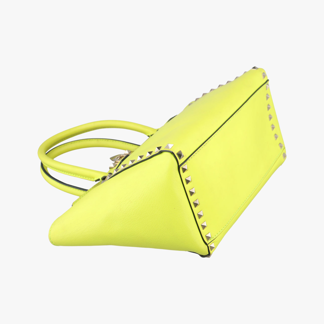 Vintage Valentino Rockstud Yellow Leather  shoulderbag | stylenewstar