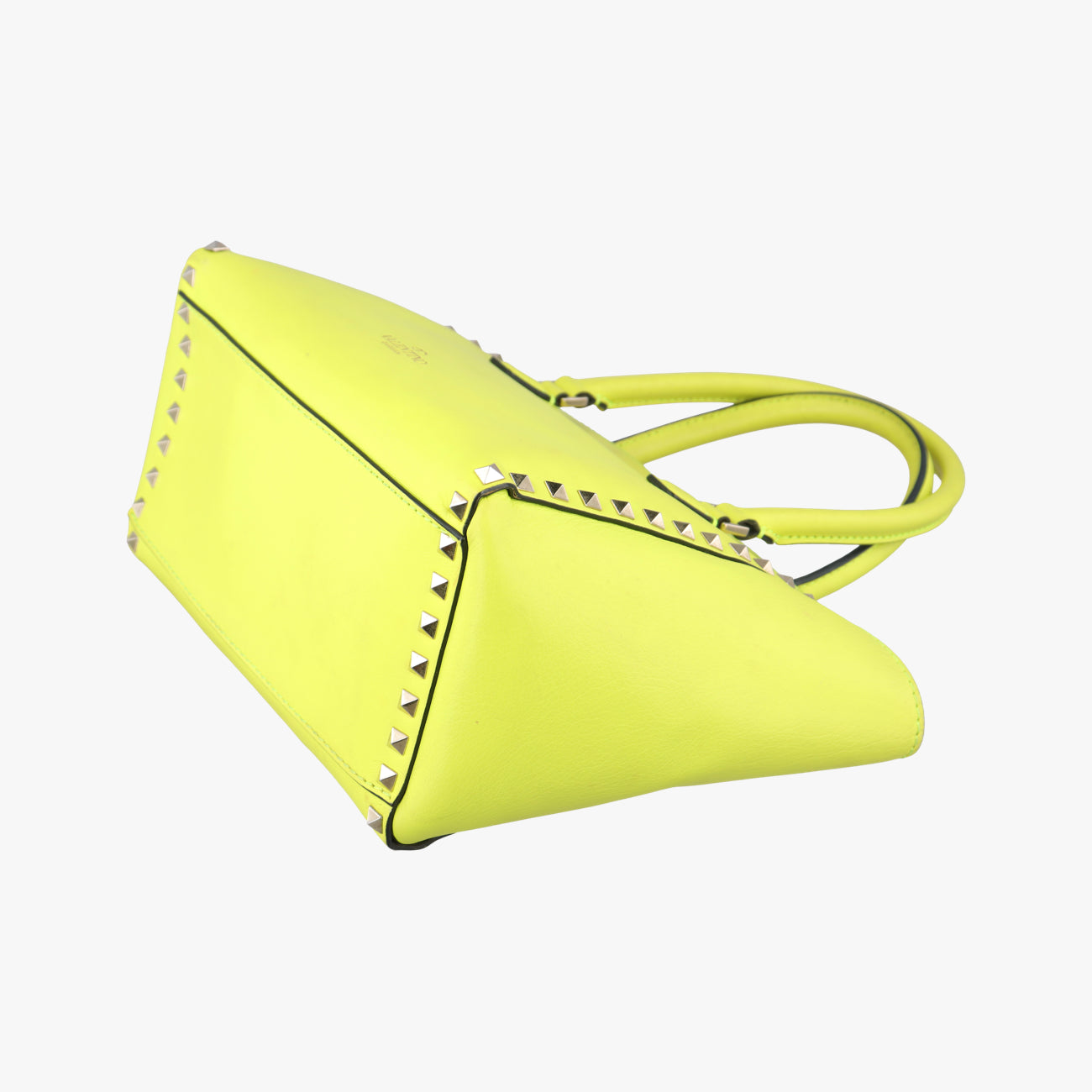 Vintage Valentino Rockstud Yellow Leather  shoulderbag | stylenewstar