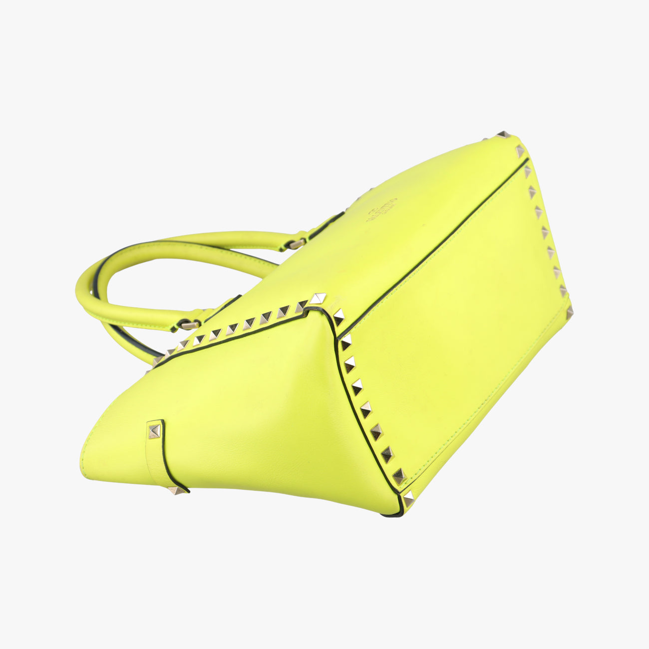 Vintage Valentino Rockstud Yellow Leather  shoulderbag | stylenewstar