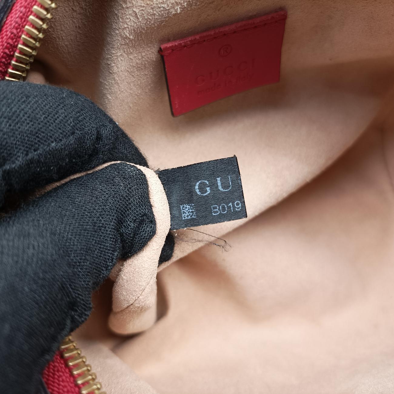 Vintage Gucci GG Blooms Beige×Red×Multicolour PVC coated canvas 432123 shoulderbag | stylenewstar