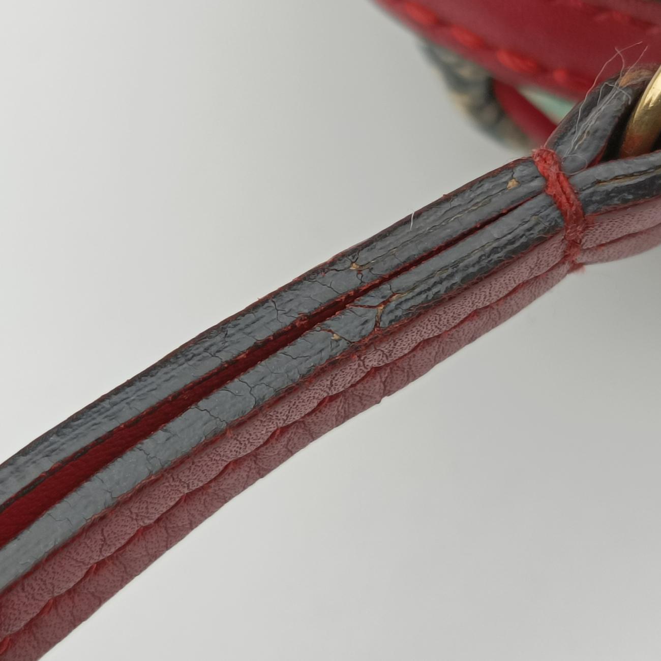 Vintage Gucci GG Blooms Beige×Red×Multicolour PVC coated canvas 432123 shoulderbag | stylenewstar