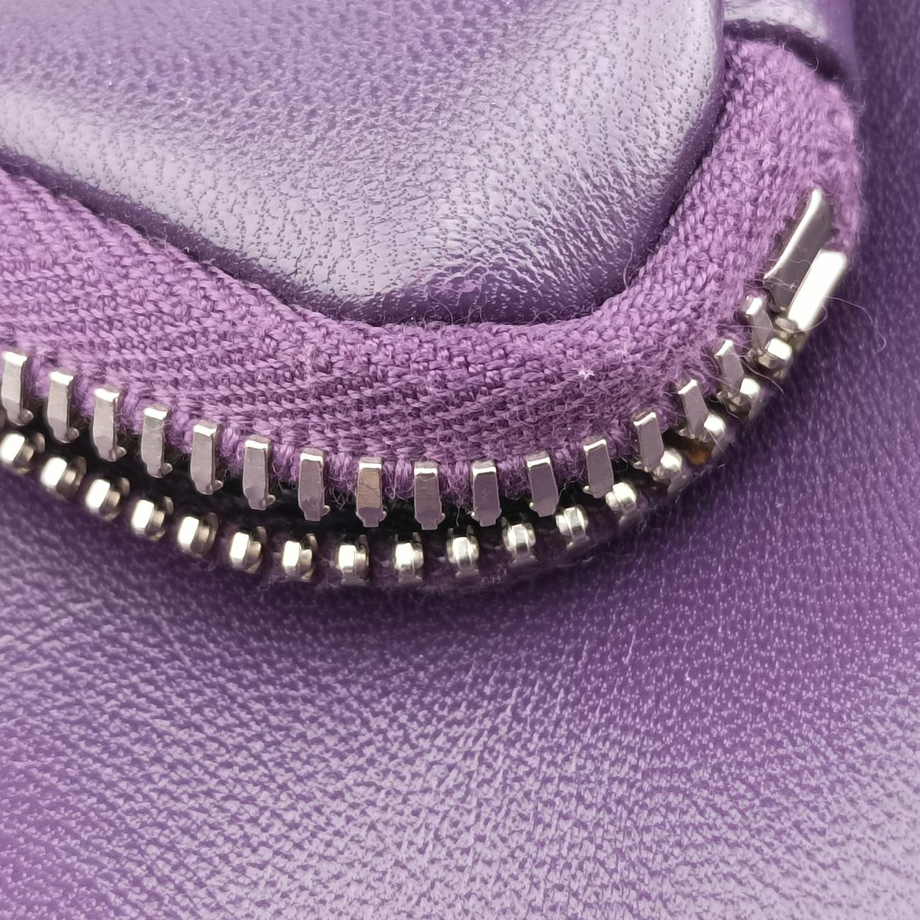 Secondhand Prada Turquoise Mini Tote Purple Nappa leather 1BG418 shoulderbag | stylenewstar