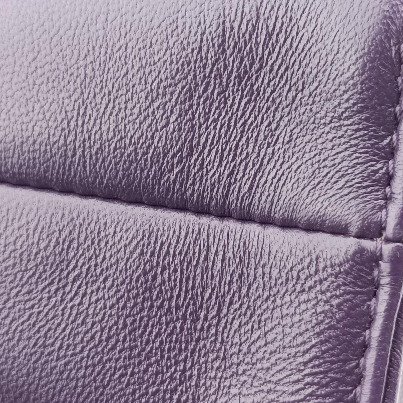 Secondhand Prada Turquoise Mini Tote Purple Nappa leather 1BG418 shoulderbag | stylenewstar