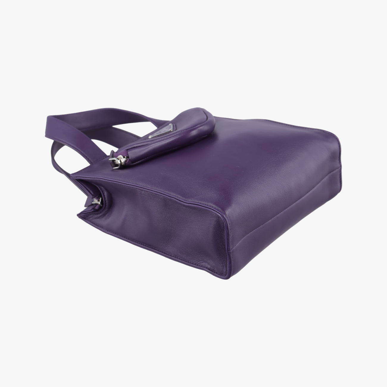 Secondhand Prada Turquoise Mini Tote Purple Nappa leather 1BG418 shoulderbag | stylenewstar