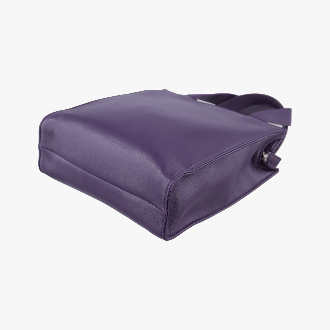 Secondhand Prada Turquoise Mini Tote Purple Nappa leather 1BG418 shoulderbag | stylenewstar