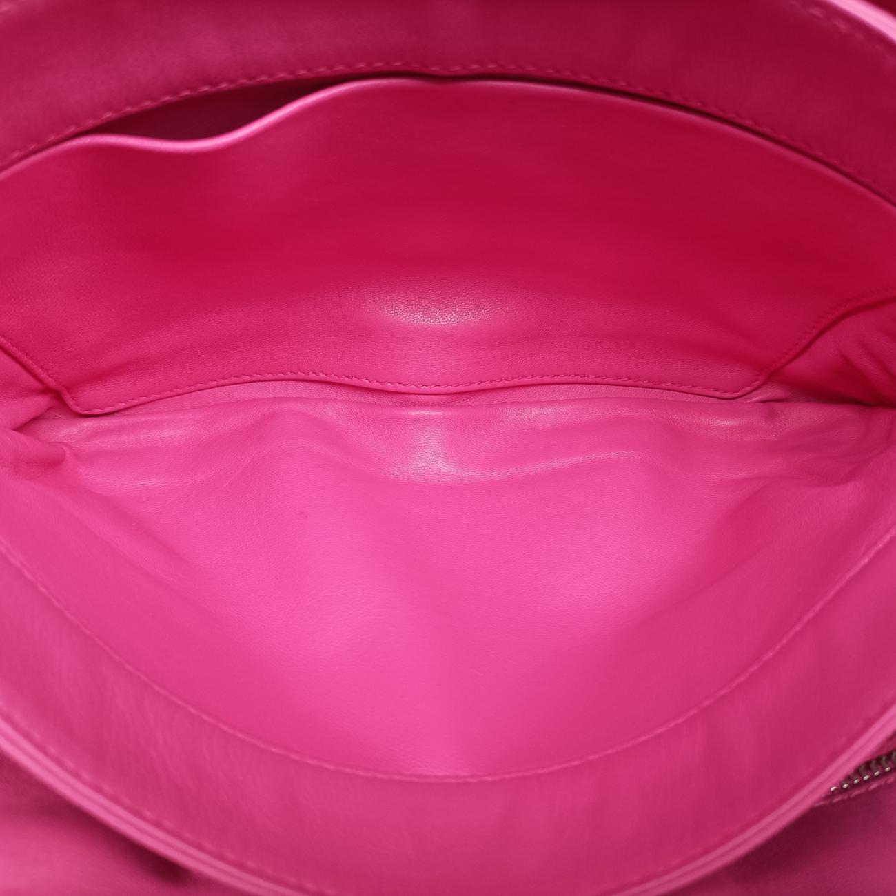 Pre-owned Prada Fuoco Nappa Gaufre Red Nappa Leather 1BD009 shoulderbag | stylenewstar