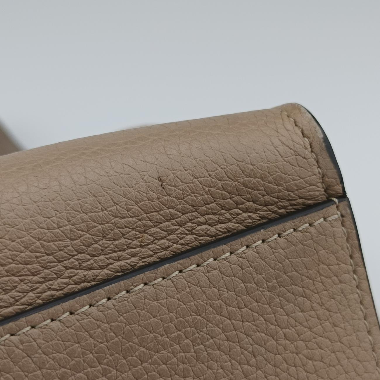 Vintage Celine Trapèze Beige Suede × leather  shoulderbag | stylenewstar