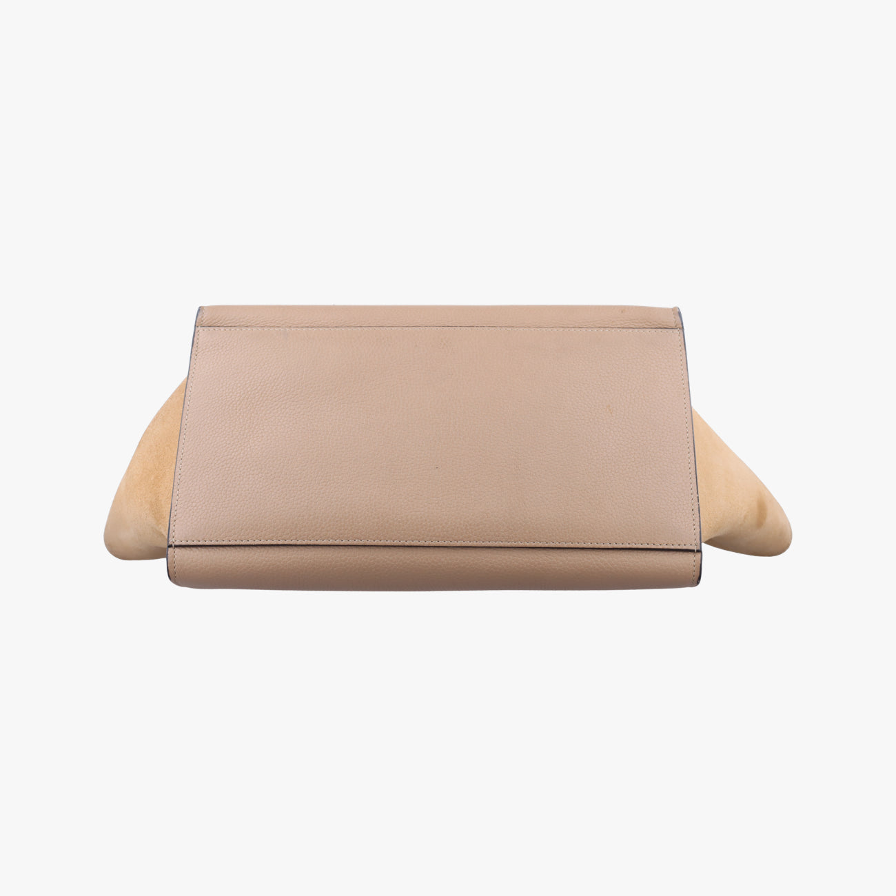 Vintage Celine Trapèze Beige Suede × leather  shoulderbag | stylenewstar