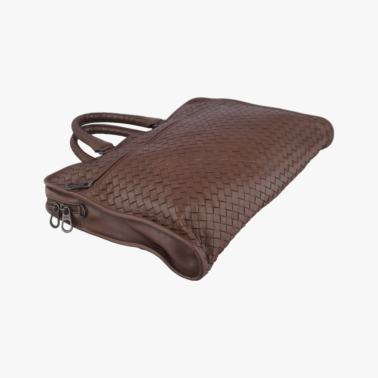 Pre-owned Bottega Veneta Intrecciato Brown lambskin  handbag | stylenewstar