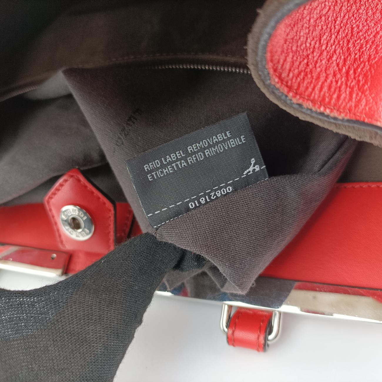 Secondhand Fendi Troisjours Orange Leather 8BH272 handbag | stylenewstar