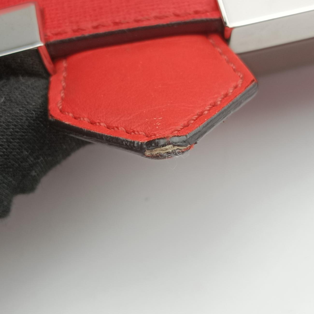 Secondhand Fendi Troisjours Orange Leather 8BH272 handbag | stylenewstar