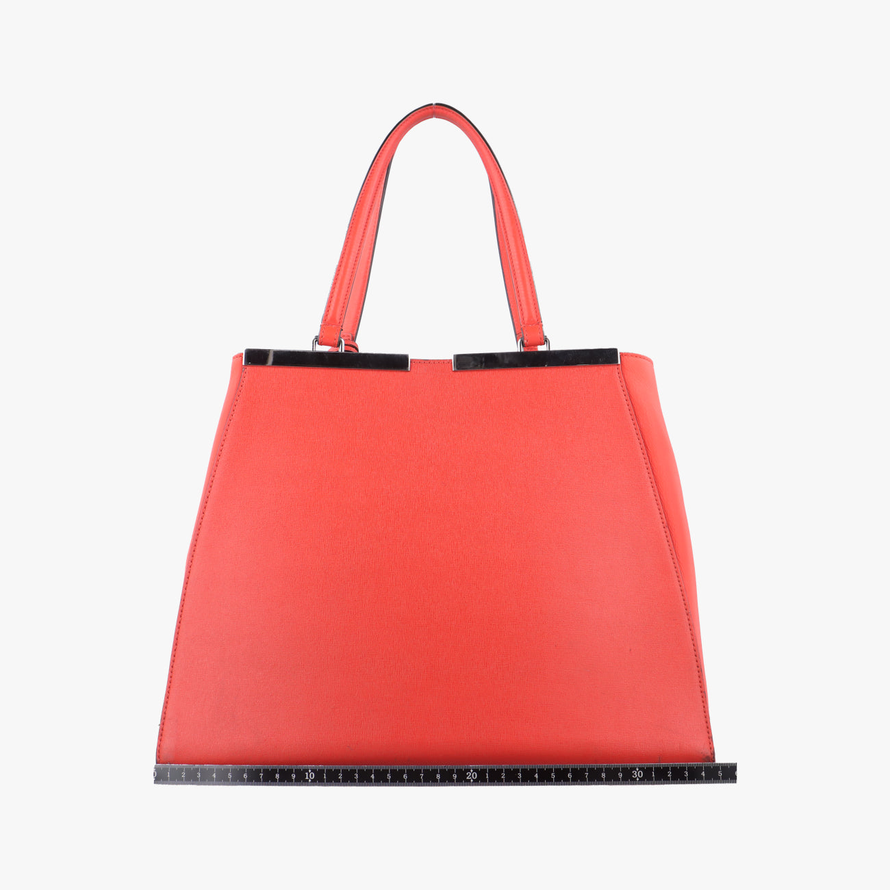 Secondhand Fendi Troisjours Orange Leather 8BH272 handbag | stylenewstar