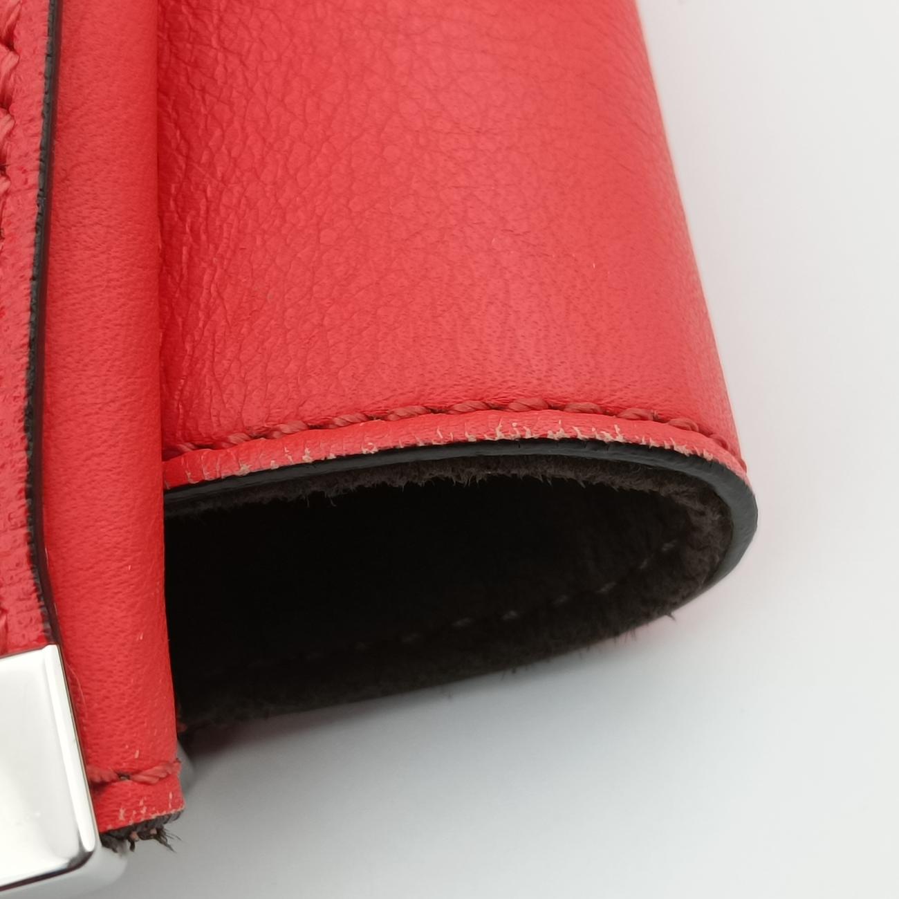 Secondhand Fendi Troisjours Orange Leather 8BH272 handbag | stylenewstar