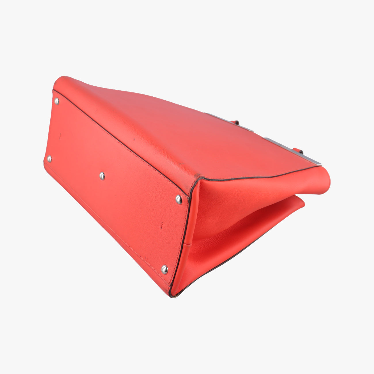 Secondhand Fendi Troisjours Orange Leather 8BH272 handbag | stylenewstar