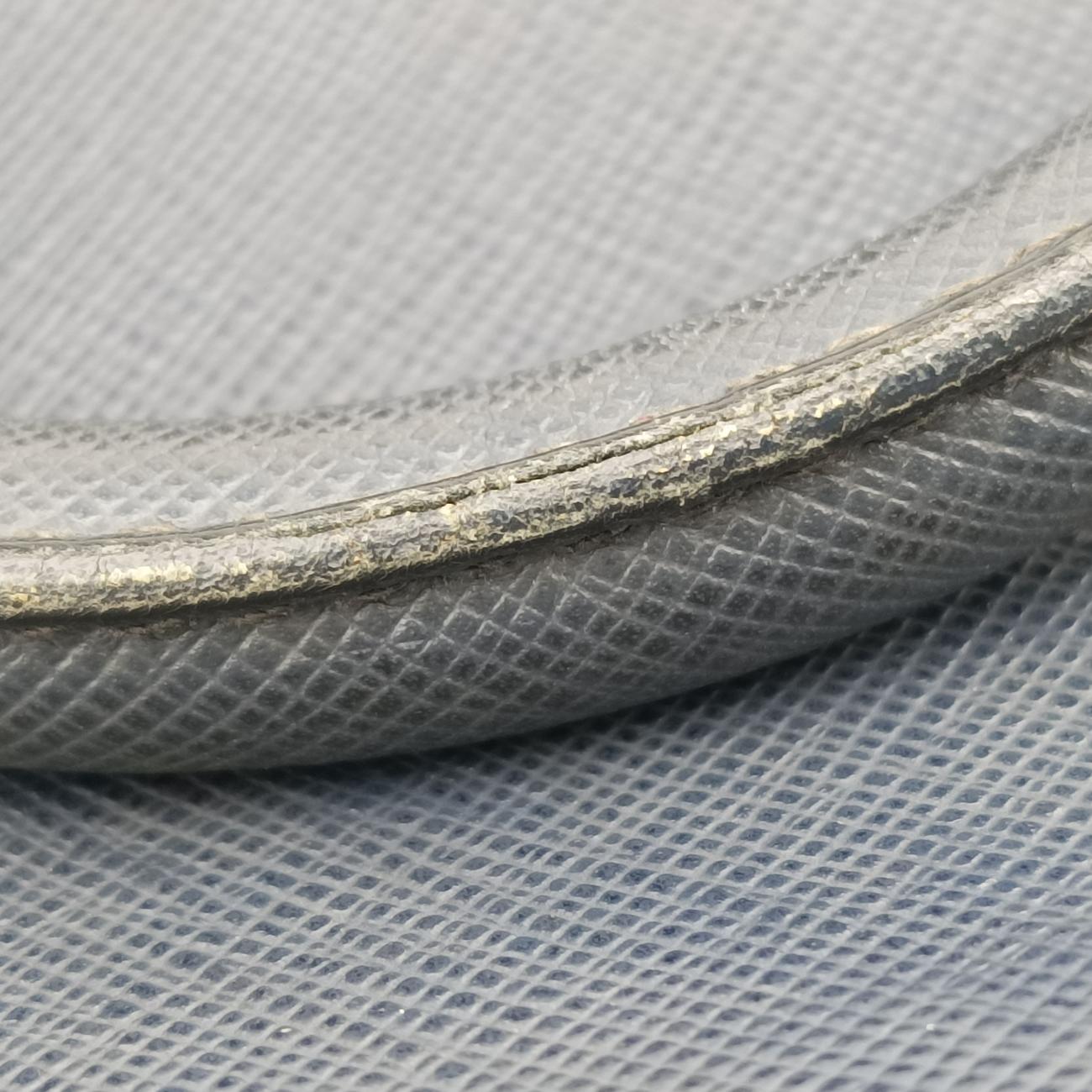 Pre-owned Prada Briefcase Navy SAFFIANO Leather VS305M handbag | stylenewstar