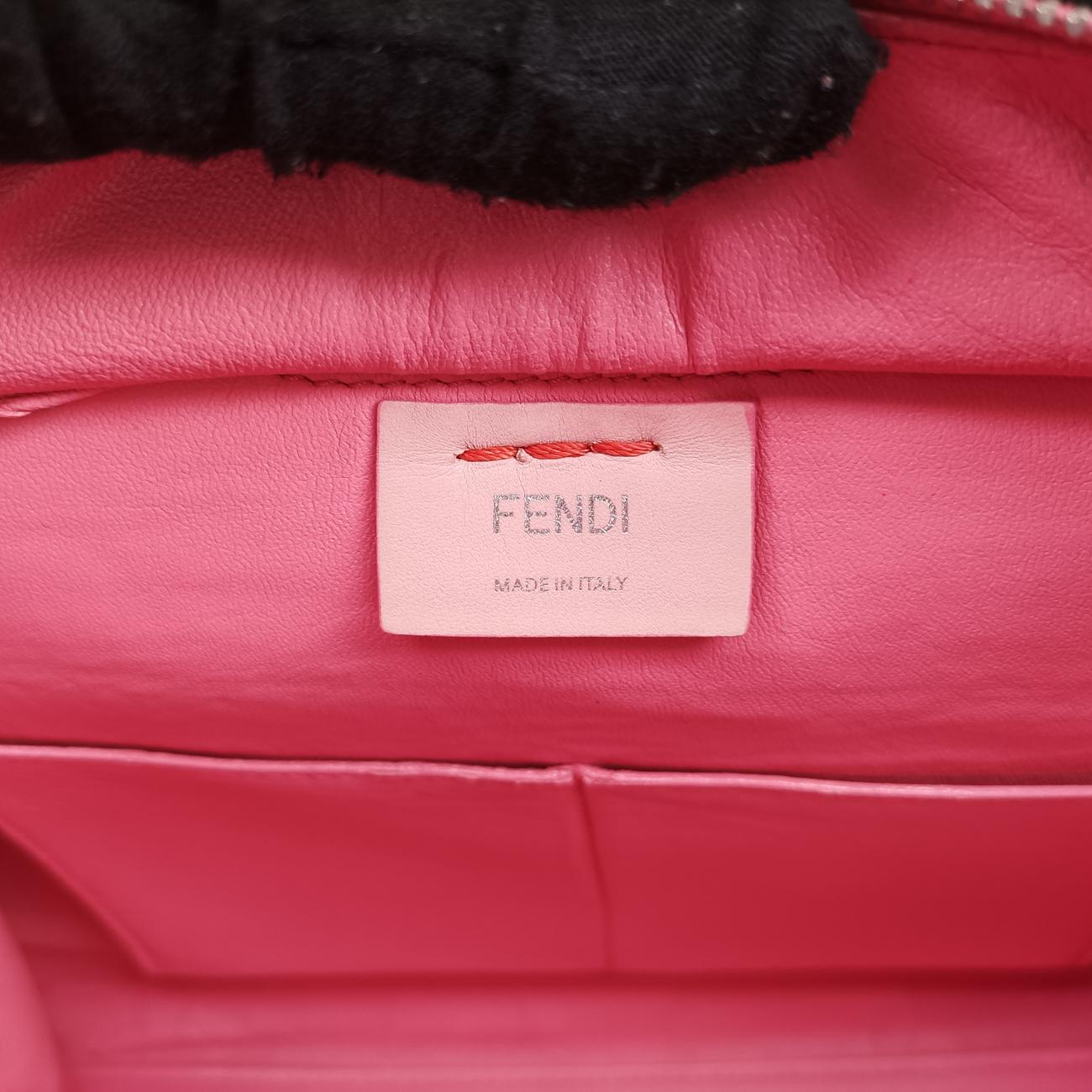 Pre-owned Fendi Troyage Trois Jours Red Leather 8BH279 shoulderbag | stylenewstar