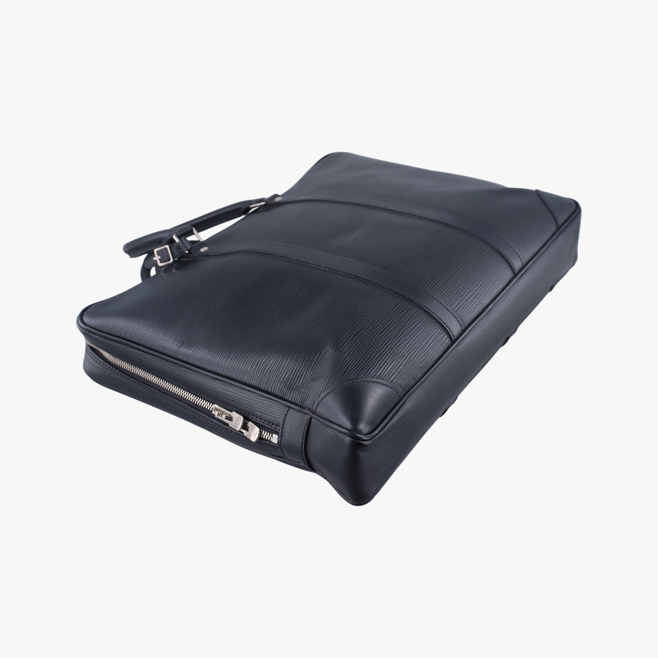 Pre-owned Louis Vuitton Porto Document Voyage Black Epi M59162 handbag | stylenewstar