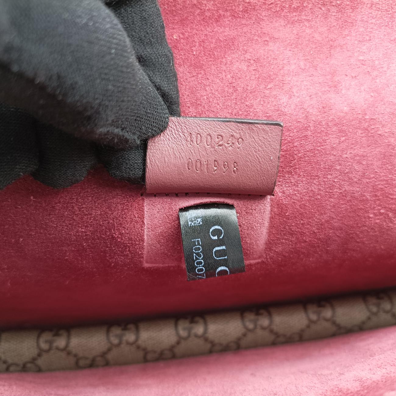 Pre-owned Gucci Dionysus beige×red×multicolor PVC coated canvas 400249 shoulderbag | stylenewstar