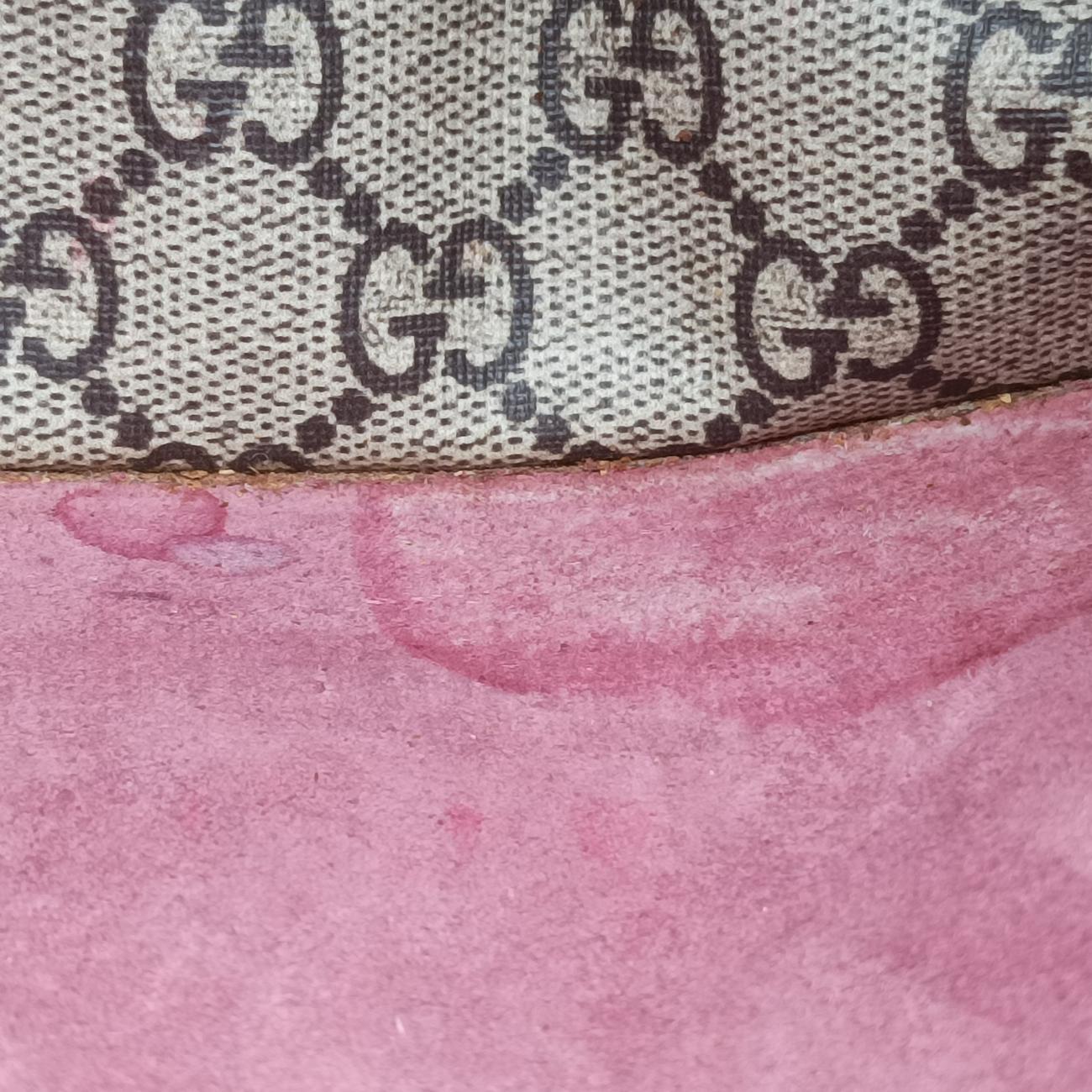 Pre-owned Gucci Dionysus beige×red×multicolor PVC coated canvas 400249 shoulderbag | stylenewstar