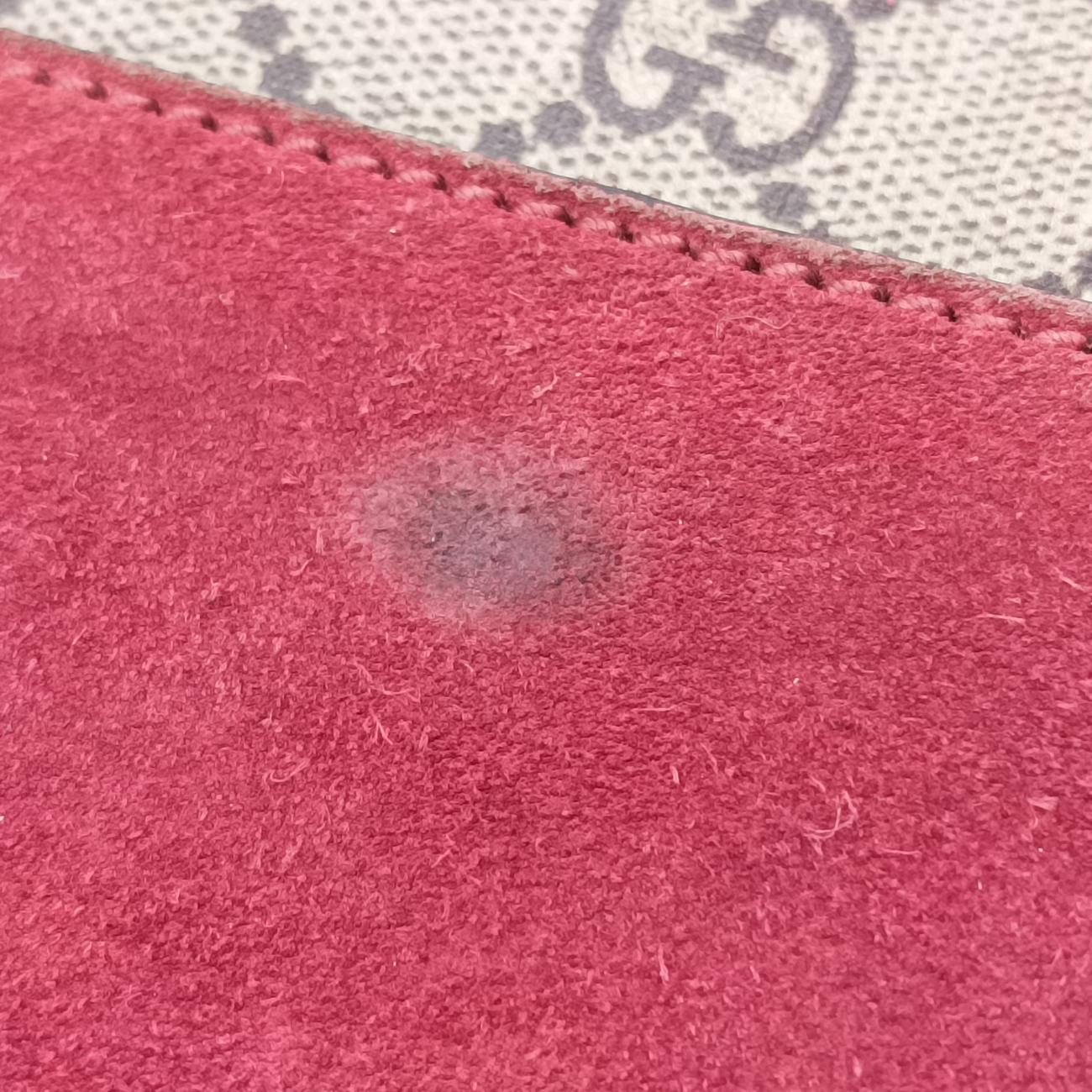 Pre-owned Gucci Dionysus beige×red×multicolor PVC coated canvas 400249 shoulderbag | stylenewstar