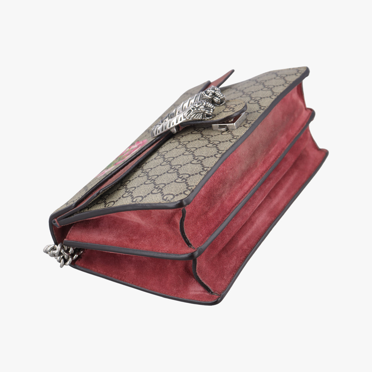 Pre-owned Gucci Dionysus beige×red×multicolor PVC coated canvas 400249 shoulderbag | stylenewstar