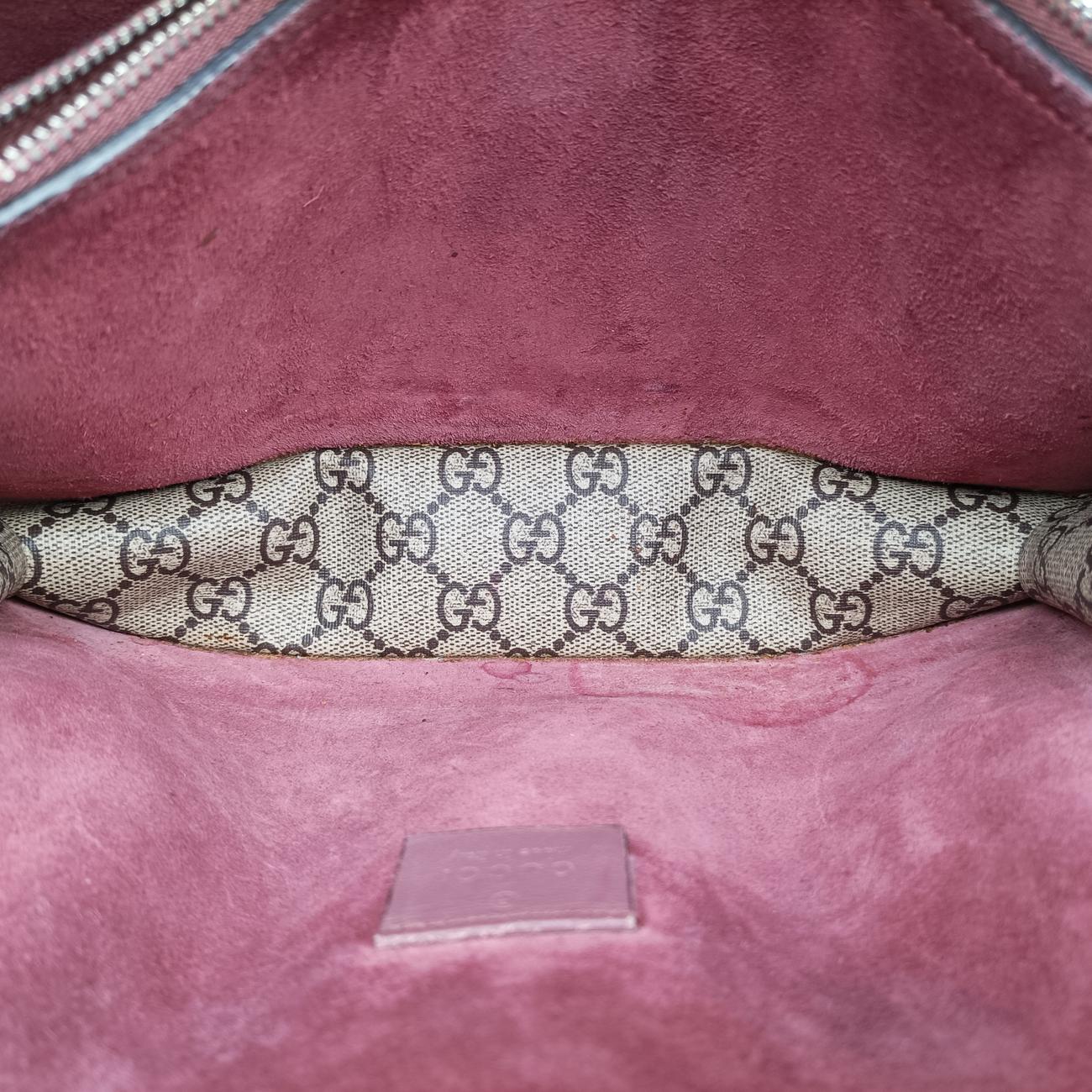 Pre-owned Gucci Dionysus beige×red×multicolor PVC coated canvas 400249 shoulderbag | stylenewstar