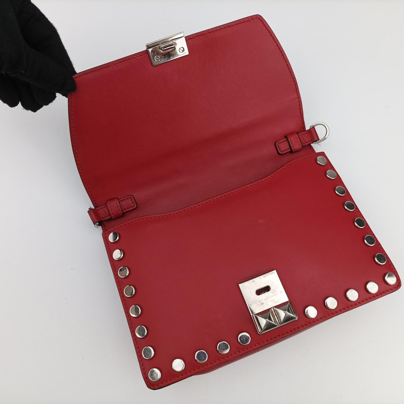 Pre-owned Prada Comic Print Black x Red x Multicolor leather 1BD121 shoulderbag | stylenewstar