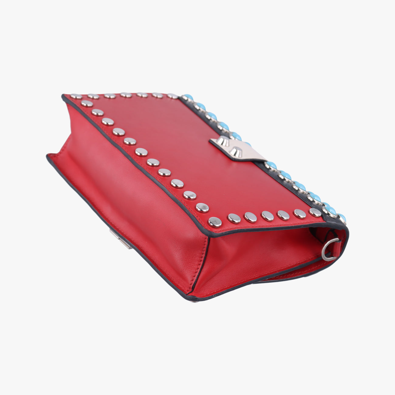 Pre-owned Prada Comic Print Black x Red x Multicolor leather 1BD121 shoulderbag | stylenewstar