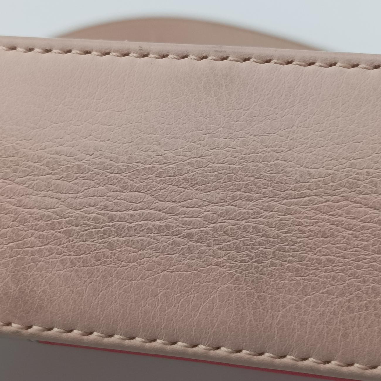 Secondhand Fendi BAGUETTE Pink×multicolor Leather 8BR600 handbag | stylenewstar