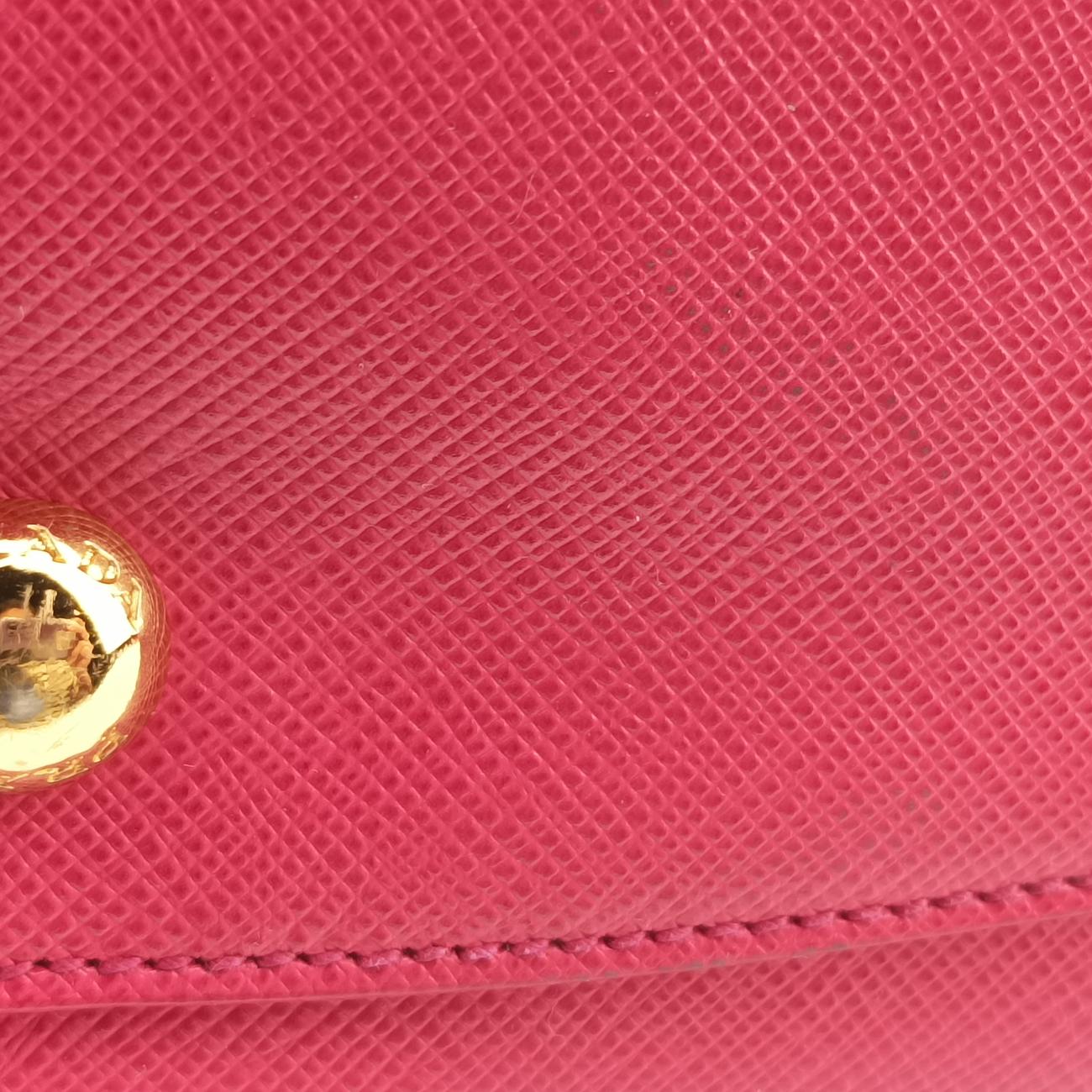 Pre-owned Prada Mini Boston Bowler Pink SAFFIANO Leather BL0823 shoulderbag | stylenewstar