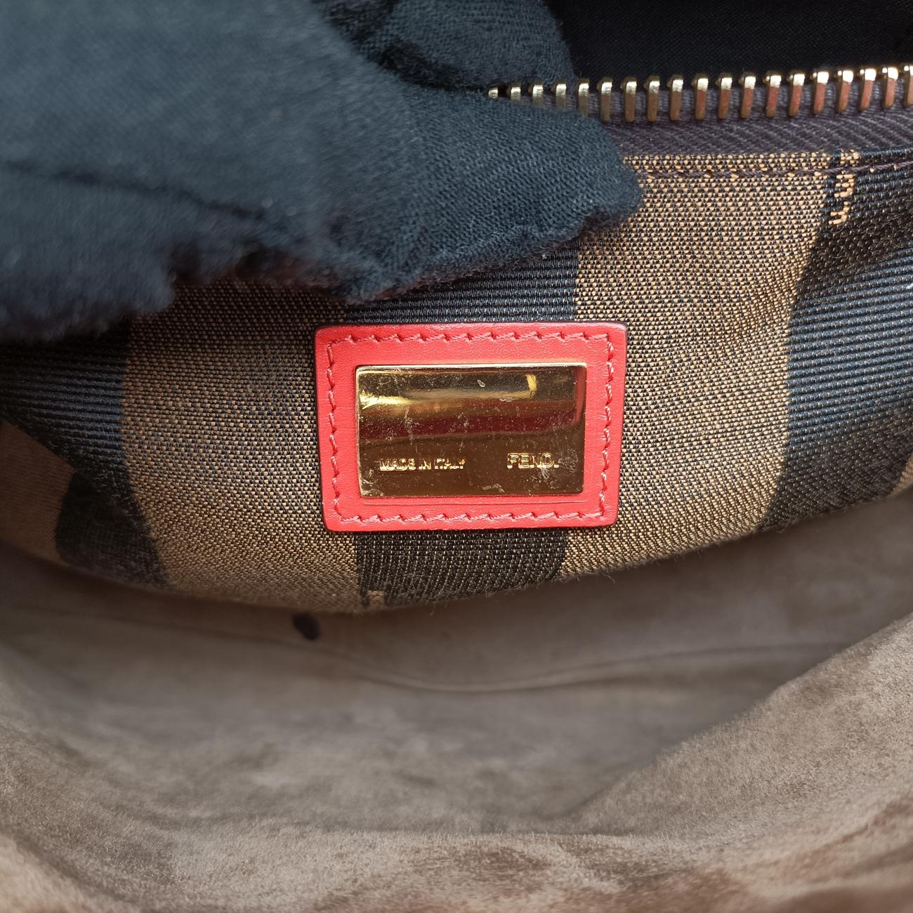 Pre-owned Fendi PEEKABOO Orange Leather 8BN226 shoulderbag | stylenewstar