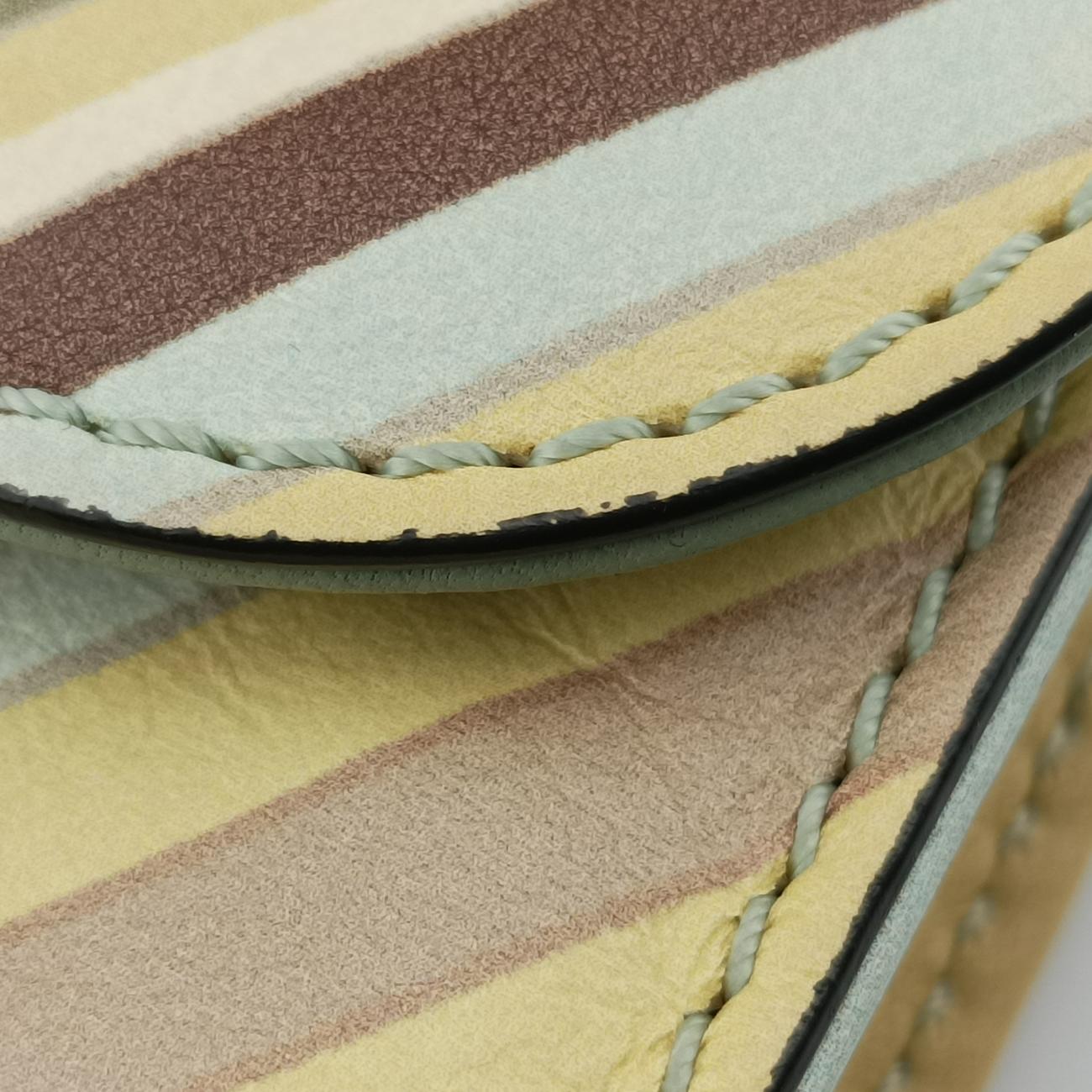 Pre-owned Valentino Rockstud Glam Lock Multicolour Leather  shoulderbag | stylenewstar