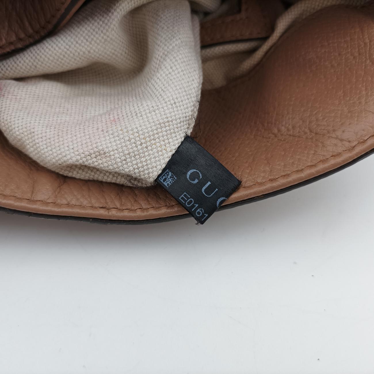 Vintage Gucci Guccissima Bree Beige×Brown PVC coated canvas 353120 shoulderbag | stylenewstar