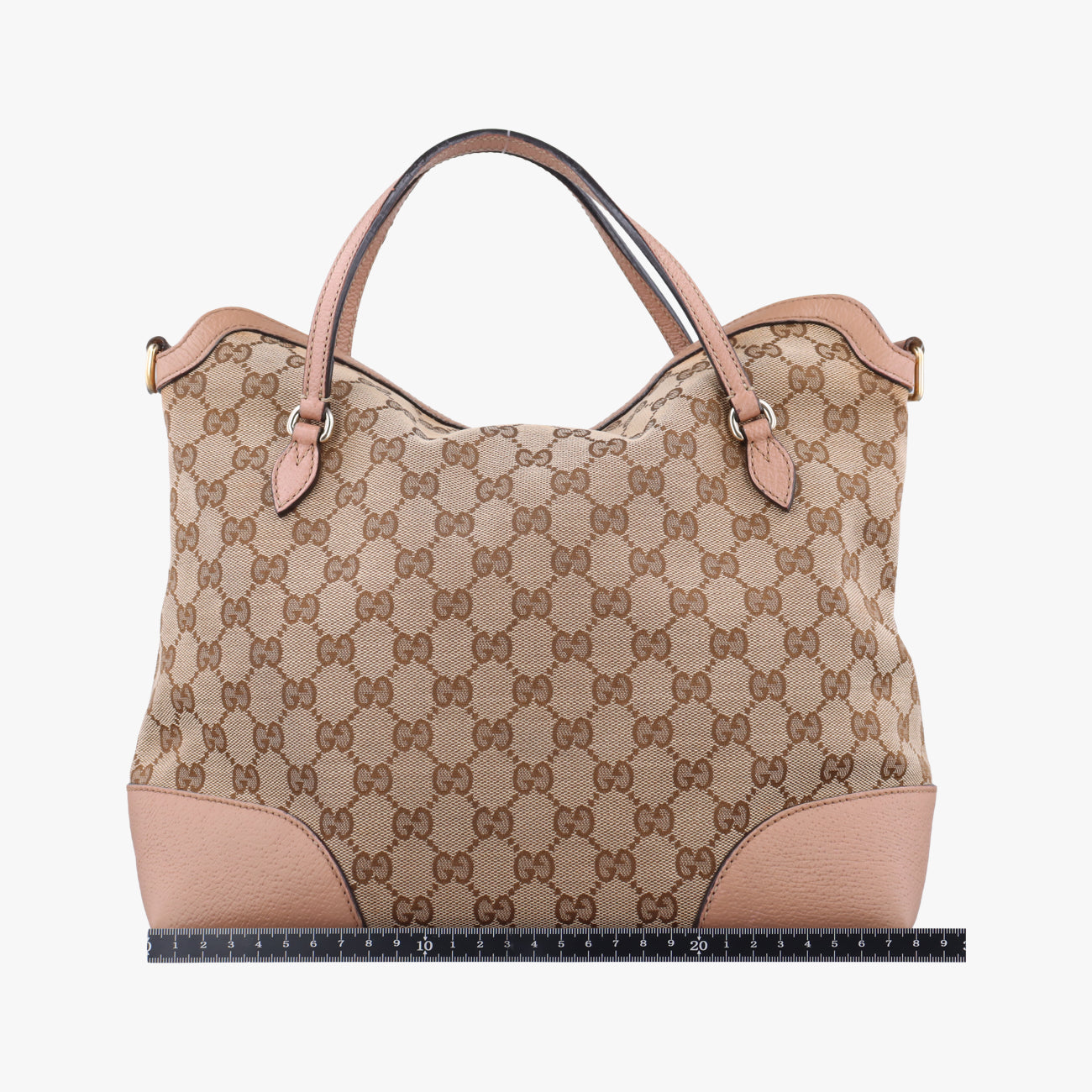 Vintage Gucci Guccissima Bree Beige×Brown PVC coated canvas 353120 shoulderbag | stylenewstar