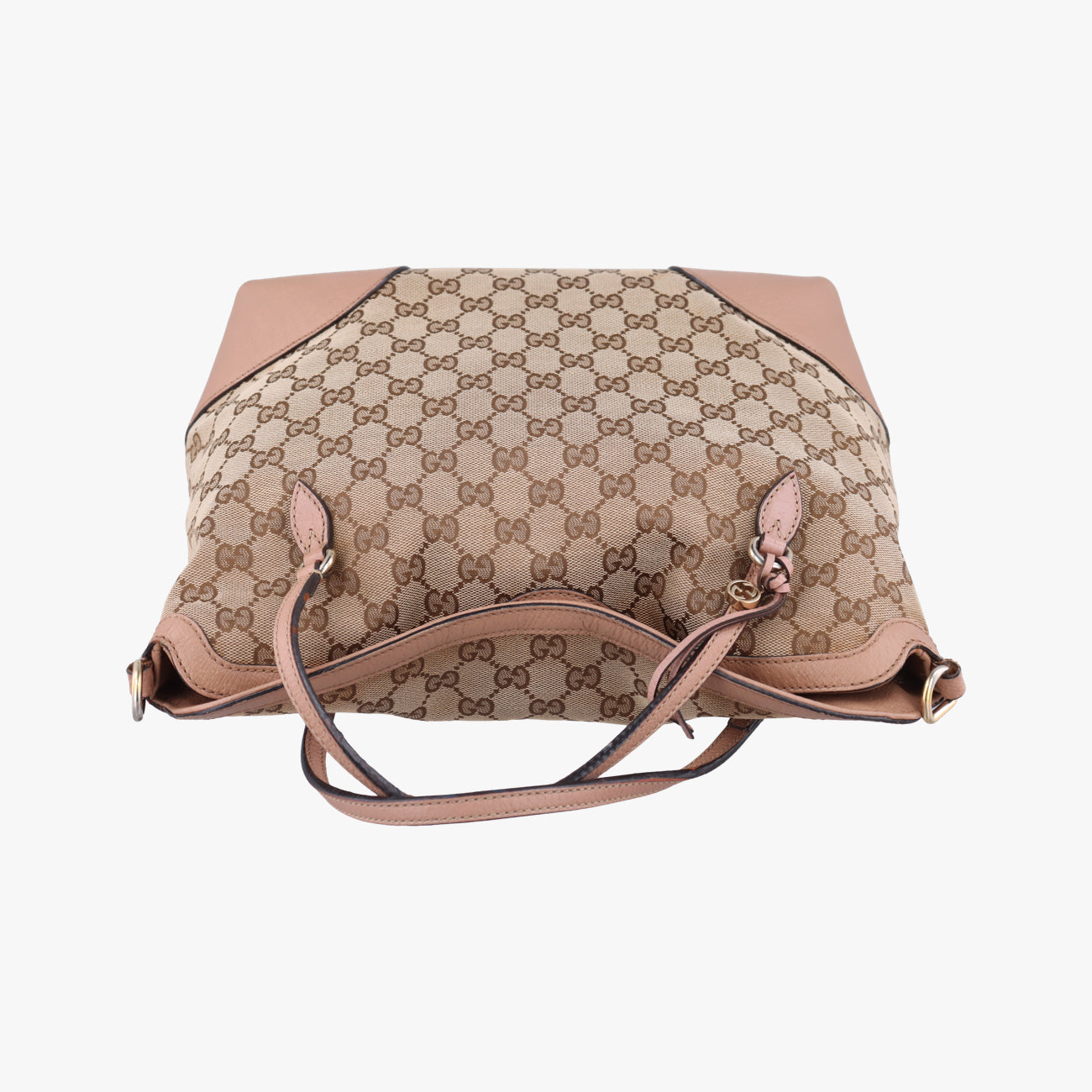 Vintage Gucci Guccissima Bree Beige×Brown PVC coated canvas 353120 shoulderbag | stylenewstar