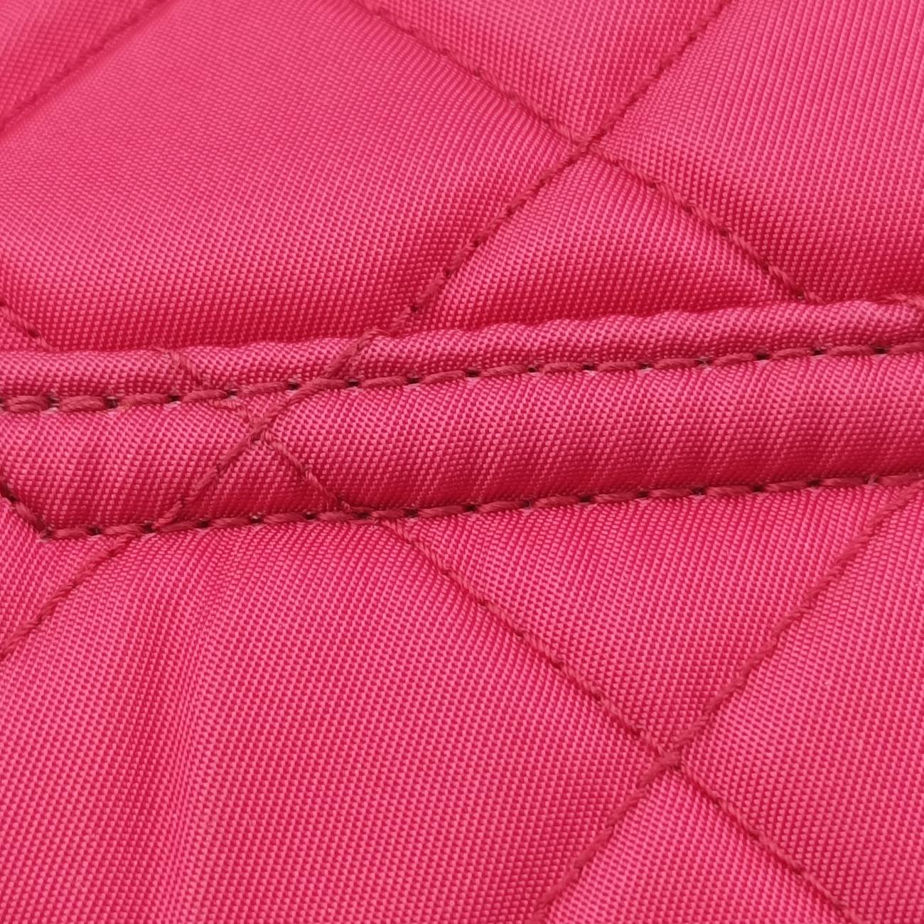 Pre-owned Prada Stitched quilting Rose nylon BR4965 shoulderbag | stylenewstar