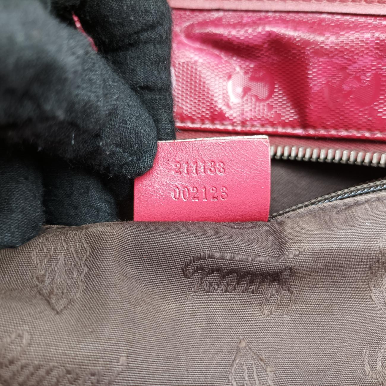 Pre-owned Gucci GG Imprime Red Leather 211138 shoulderbag | stylenewstar