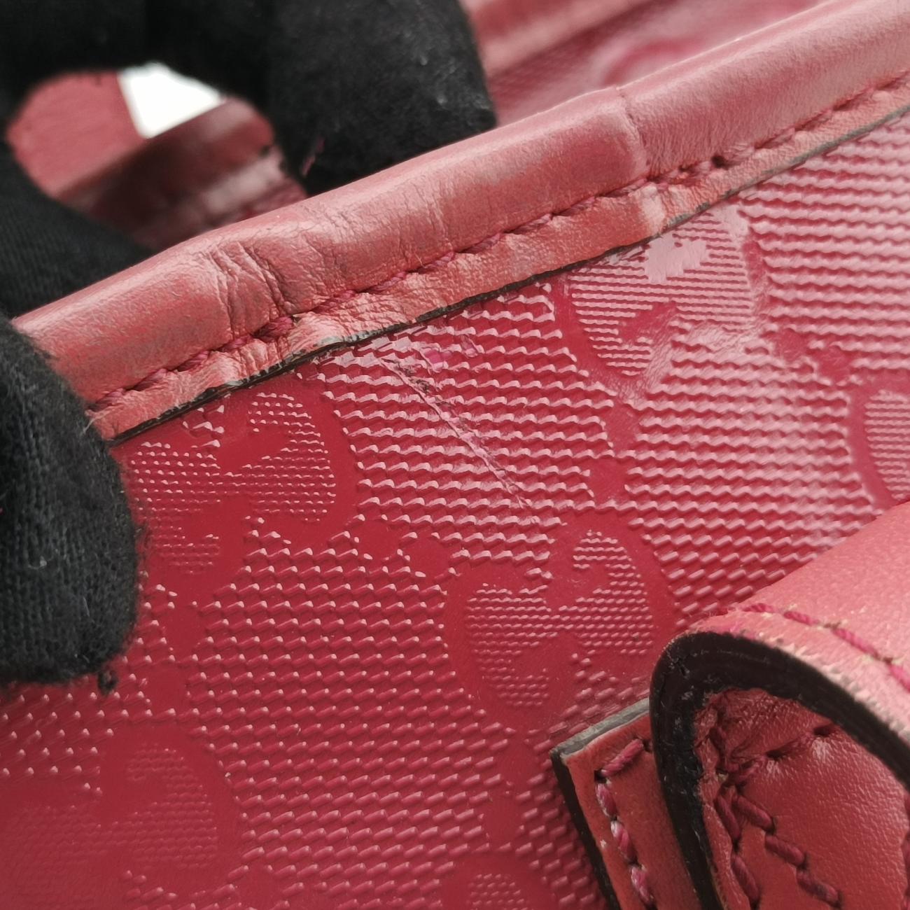 Pre-owned Gucci GG Imprime Red Leather 211138 shoulderbag | stylenewstar