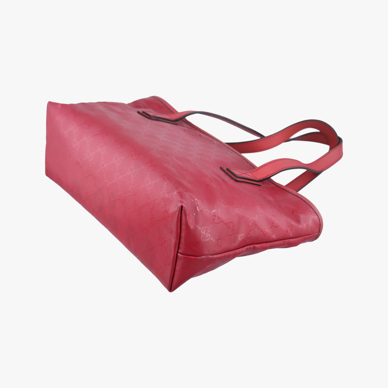 Pre-owned Gucci GG Imprime Red Leather 211138 shoulderbag | stylenewstar