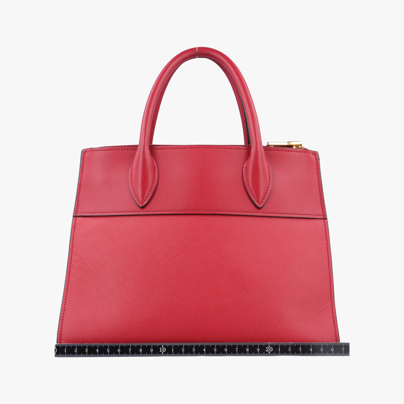 Pre-owned Prada Paradigm Bag Red saffiano leather  shoulderbag | stylenewstar