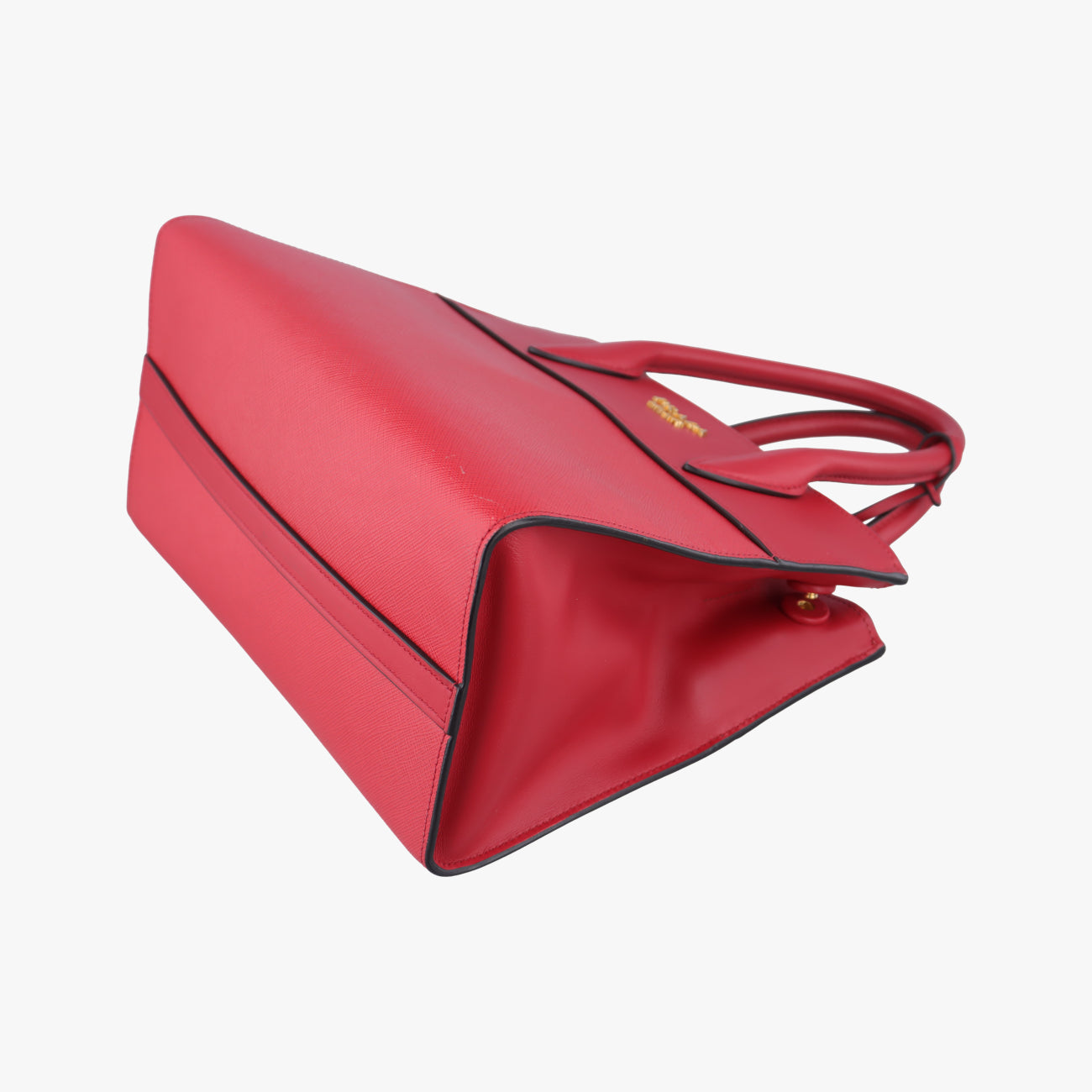 Pre-owned Prada Paradigm Bag Red saffiano leather  shoulderbag | stylenewstar