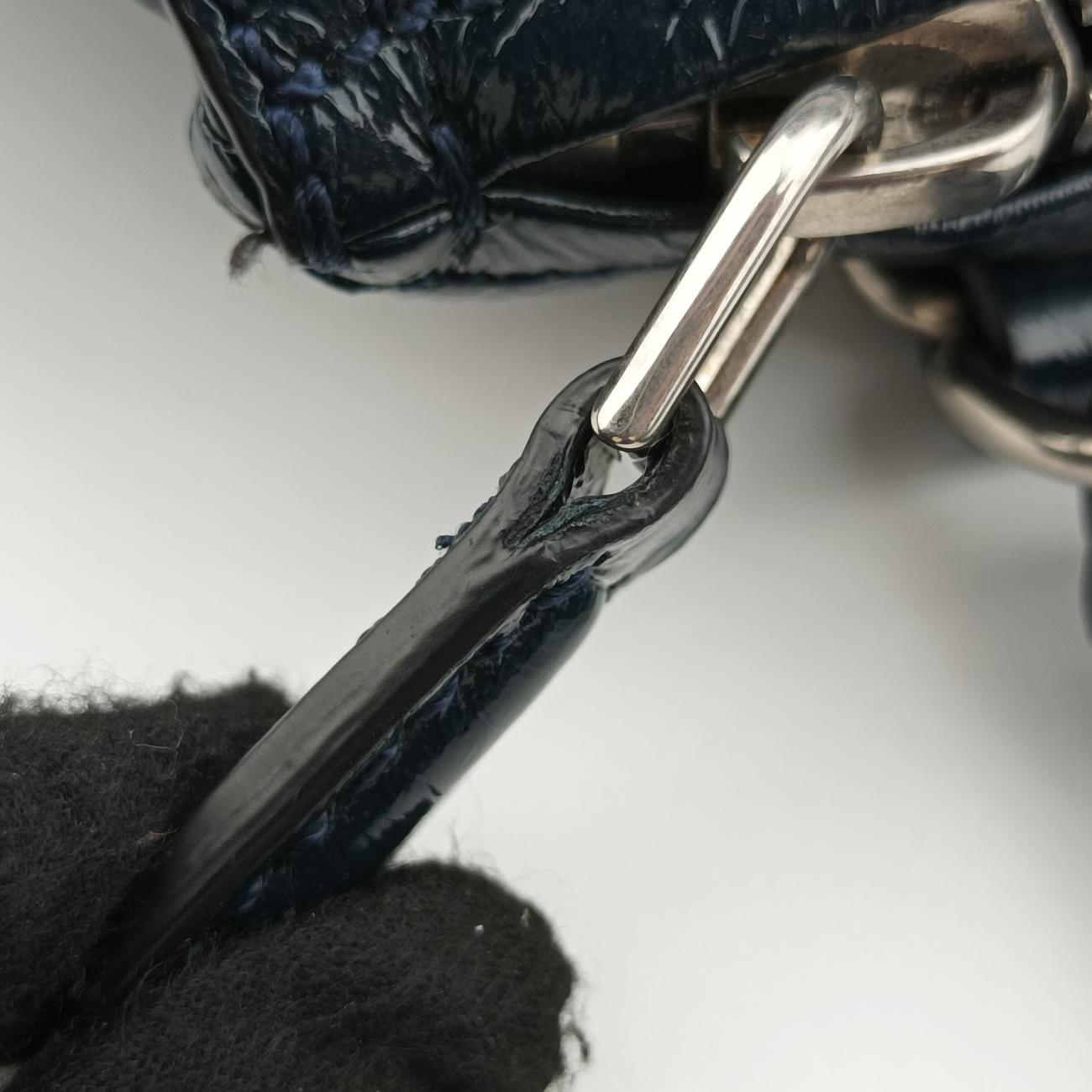 Secondhand Givenchy Pandora Navy leather  shoulderbag | stylenewstar