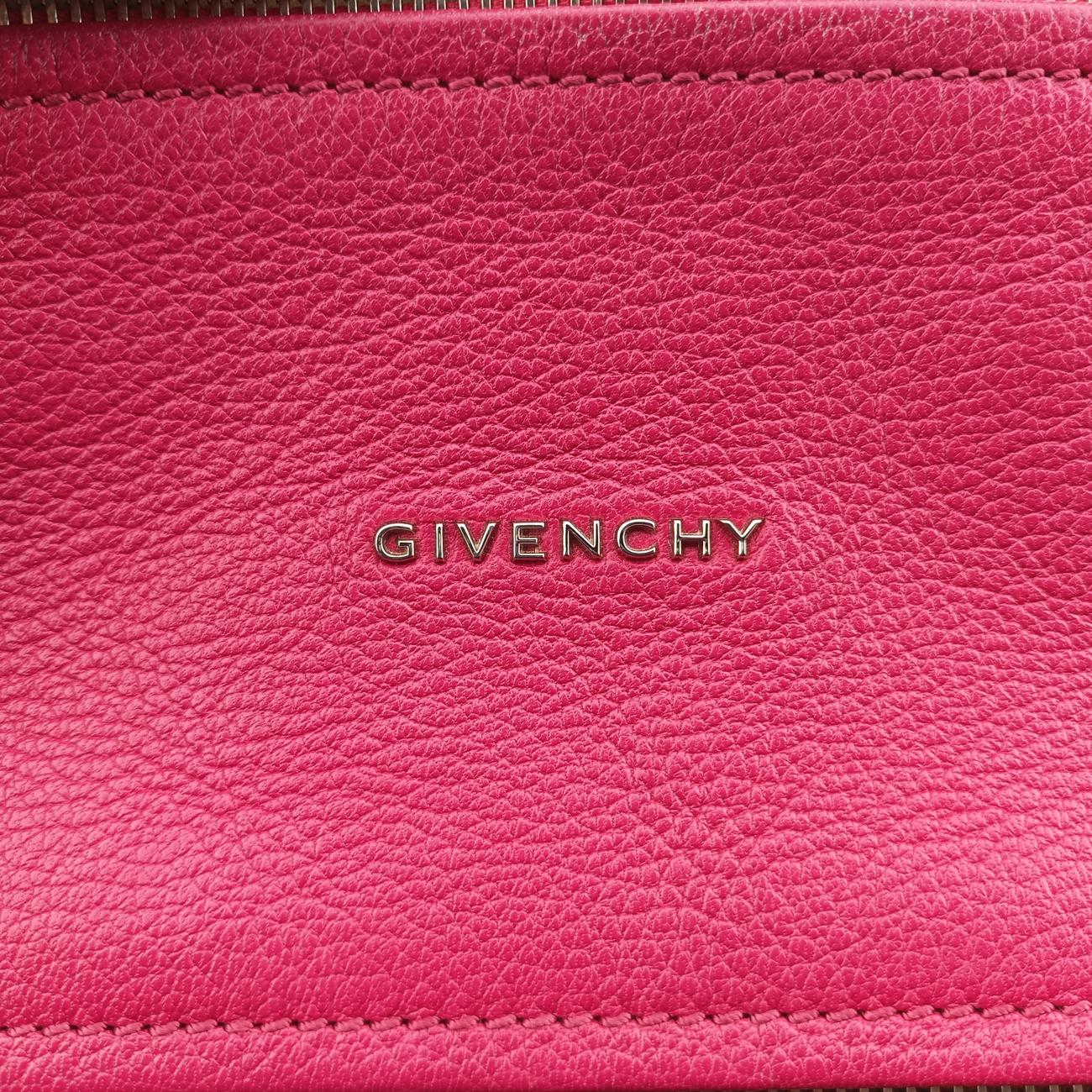 Pre-owned Givenchy Pandora Pink leather  shoulderbag | stylenewstar