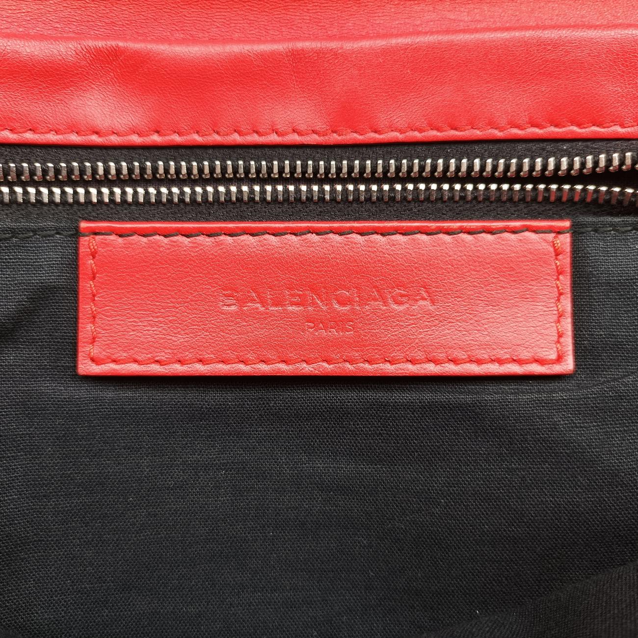 Secondhand Balenciaga Envelop Orange Leather  clutchbag | stylenewstar