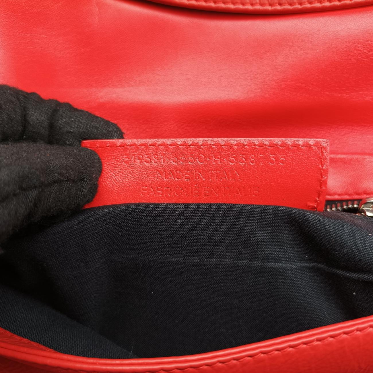 Secondhand Balenciaga Envelop Orange Leather  clutchbag | stylenewstar