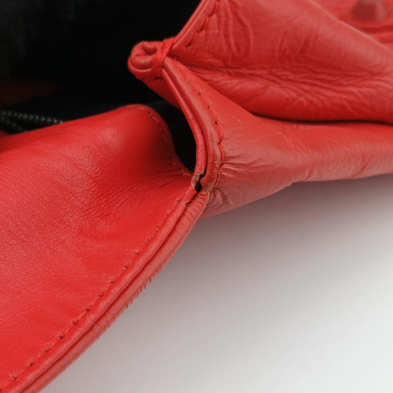 Secondhand Balenciaga Envelop Orange Leather  clutchbag | stylenewstar