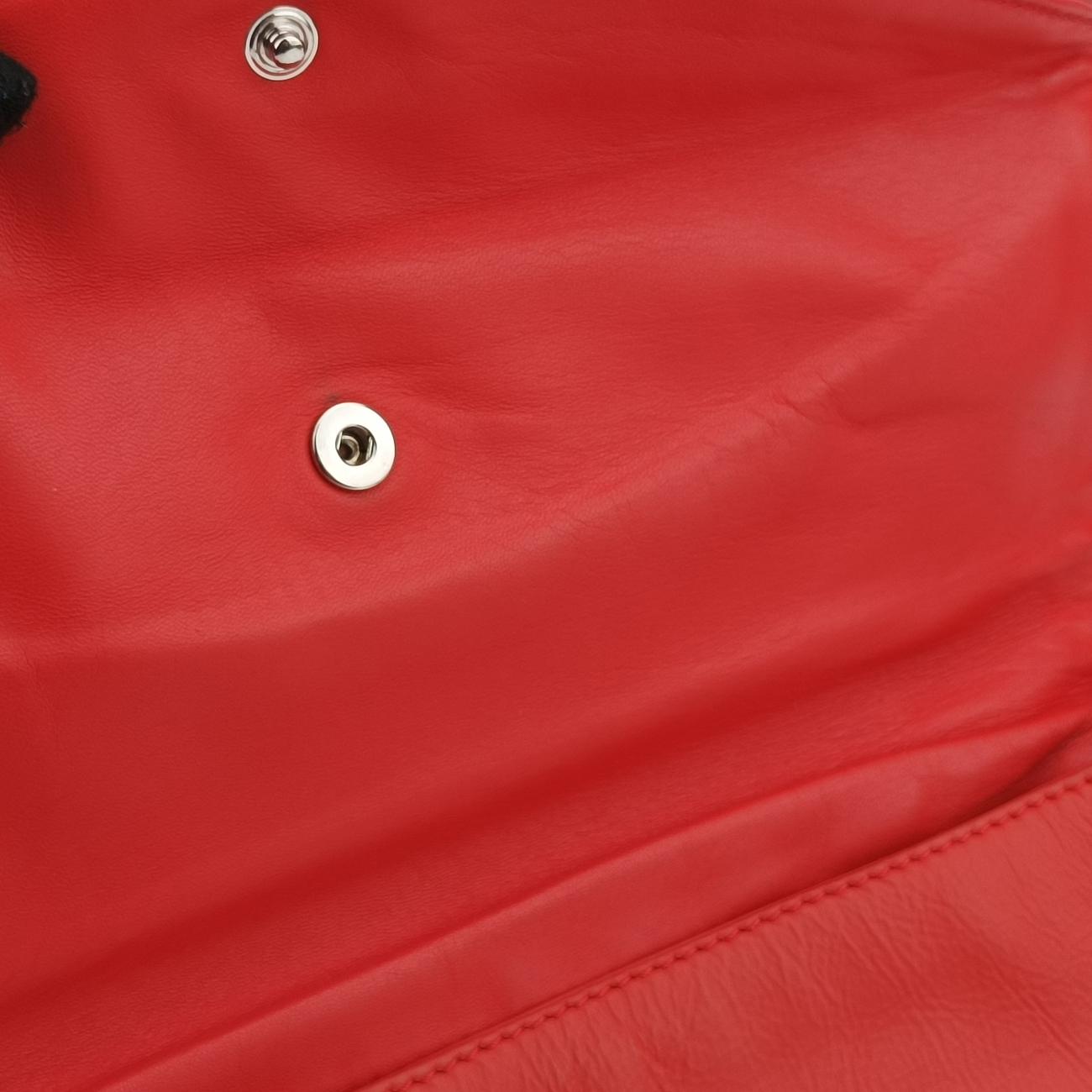 Secondhand Balenciaga Envelop Orange Leather  clutchbag | stylenewstar