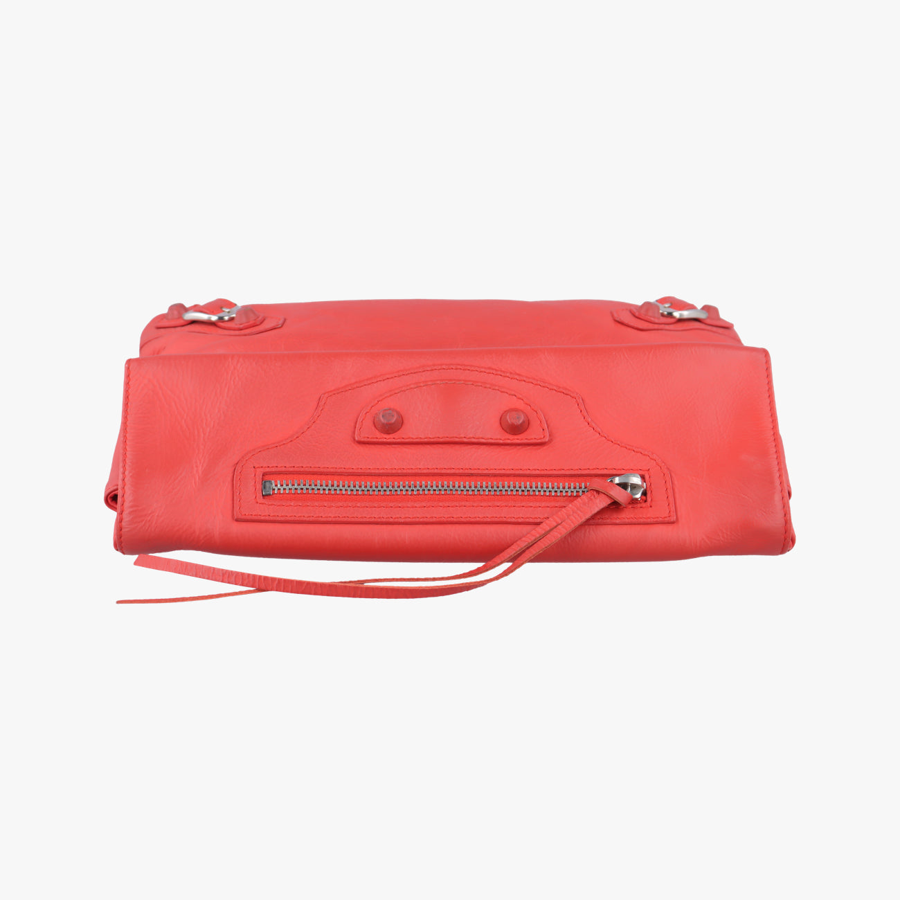 Secondhand Balenciaga Envelop Orange Leather  clutchbag | stylenewstar