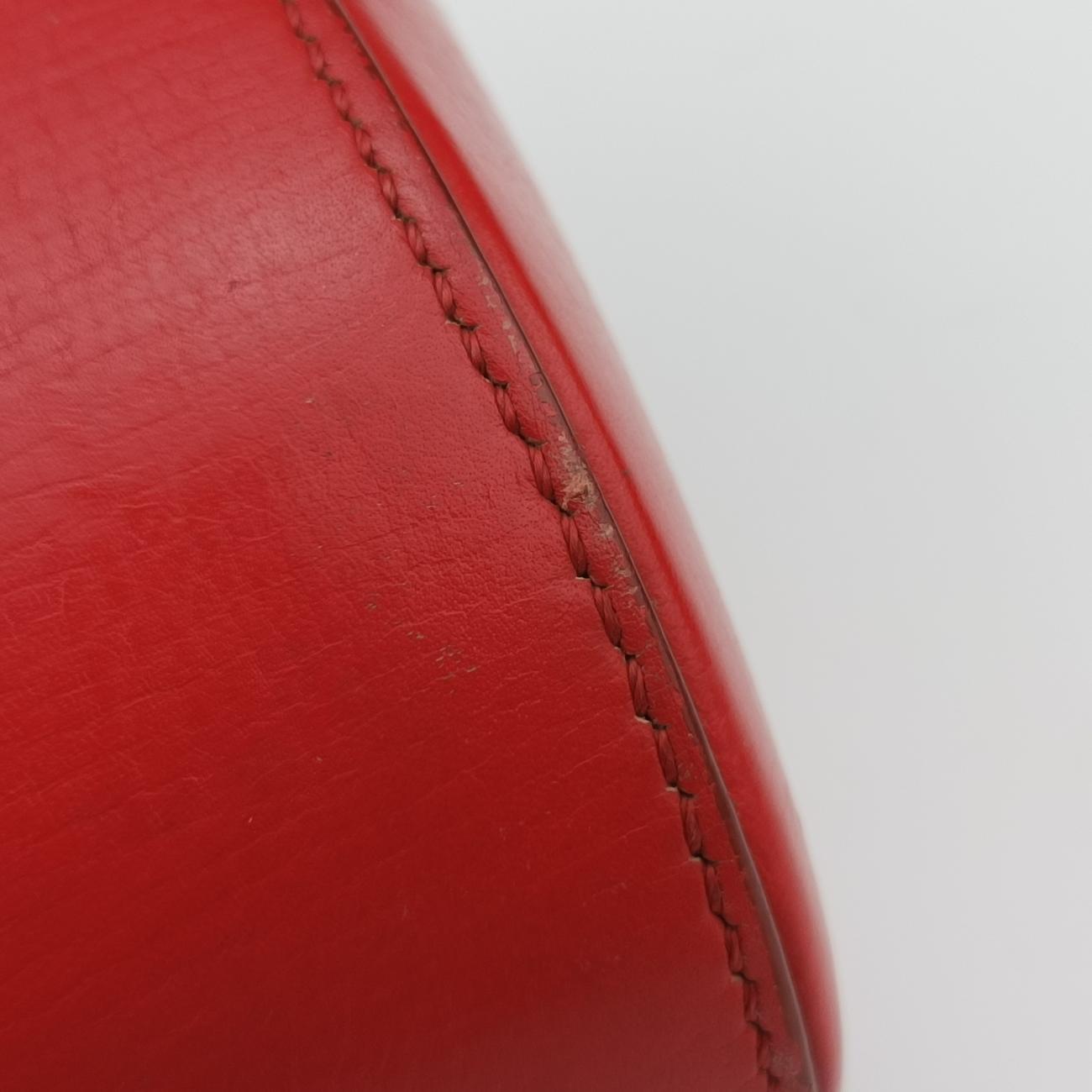 Pre-owned Givenchy Pandora Red Leather  shoulderbag | stylenewstar