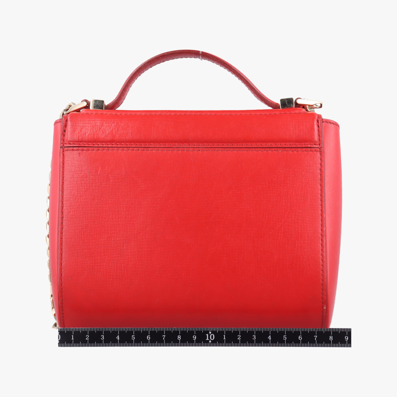 Pre-owned Givenchy Pandora Red Leather  shoulderbag | stylenewstar